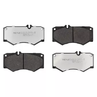 Jeu de 4 plaquettes de frein avant MEYLE