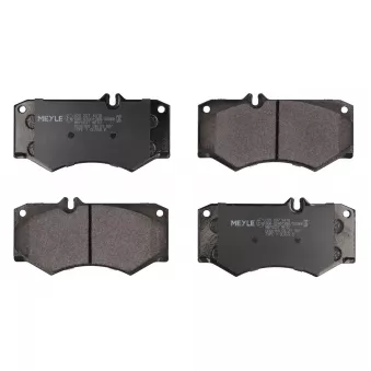 Jeu de 4 plaquettes de frein avant MEYLE