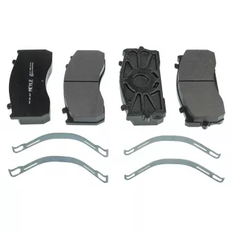 Jeu de 4 plaquettes de frein avant MEYLE