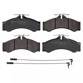 Jeu de 4 plaquettes de frein avant MEYLE