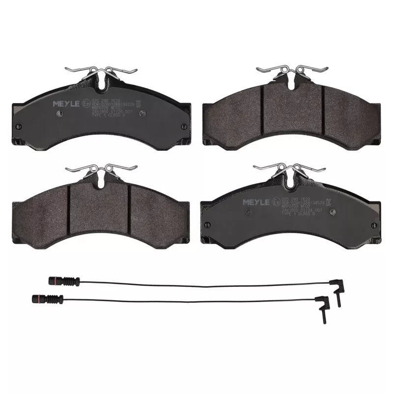 Jeu de 4 plaquettes de frein avant MEYLE 025 290 7620