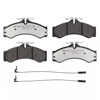Jeu de 4 plaquettes de frein avant MEYLE