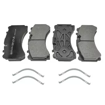 Jeu de 4 plaquettes de frein arrière MEYLE