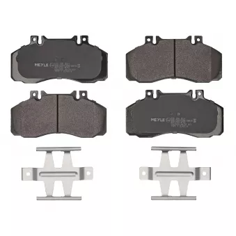 Jeu de 4 plaquettes de frein avant MEYLE