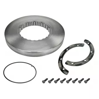 Jeu de 2 disques de frein arrière MEYLE