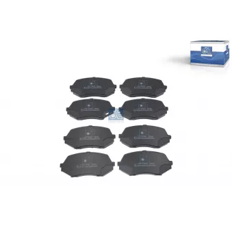 Jeu de 4 plaquettes de frein DT 18.00002