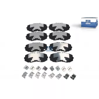 Jeu de 4 plaquettes de frein DT 18.00001