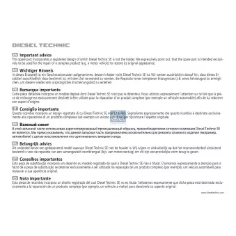 Verre de rétroviseur, rétroviseur extérieur DT 2.73332