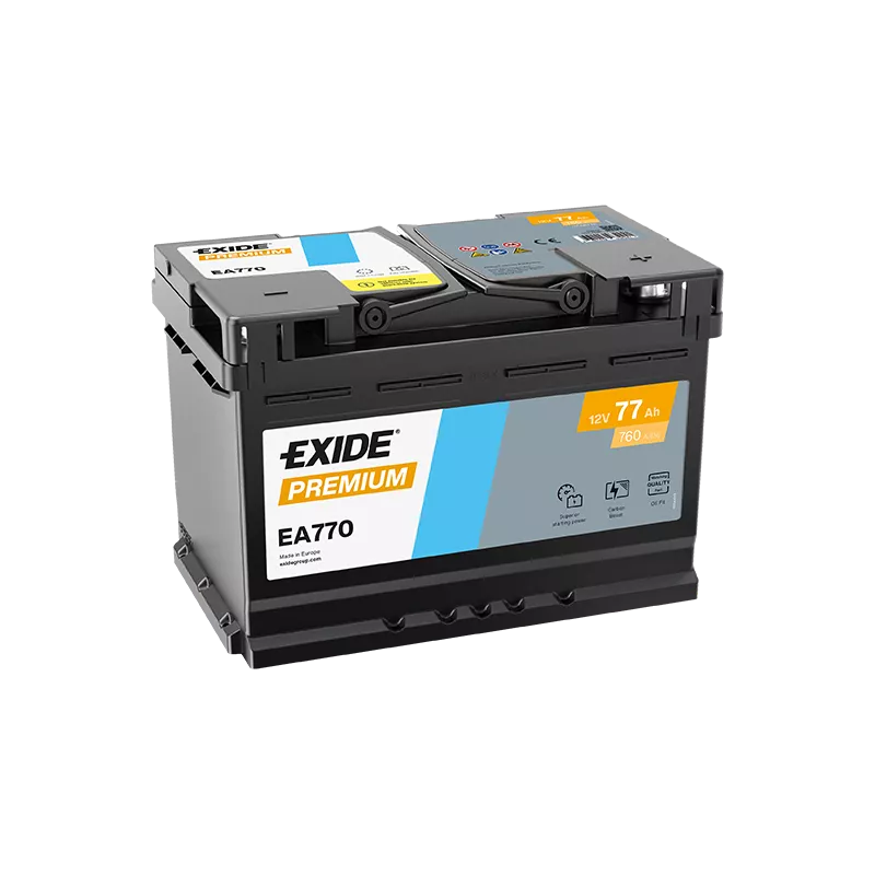 Batterie de démarrage EXIDE EA770
