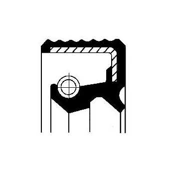 Bague d'étanchéité, vilebrequin CORTECO