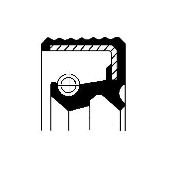 Bague d'étanchéité, vilebrequin CORTECO