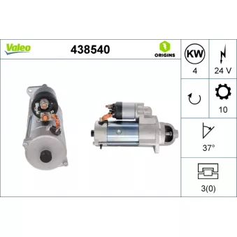 Démarreur VALEO 438540