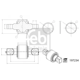 Kit de réparation, jambe de guidage FEBI BILSTEIN