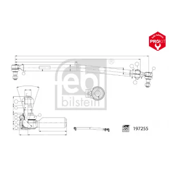 Barre de direction FEBI BILSTEIN