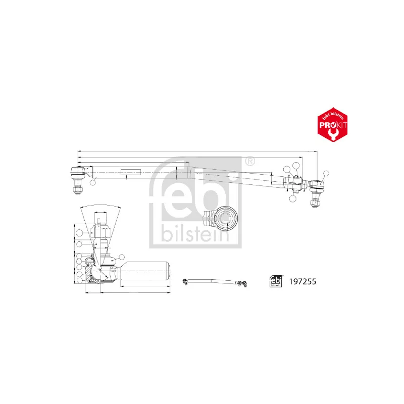 Barre de direction FEBI BILSTEIN 197255