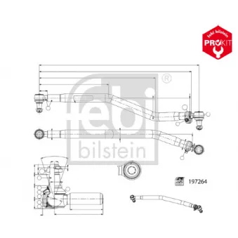 Barre de direction FEBI BILSTEIN