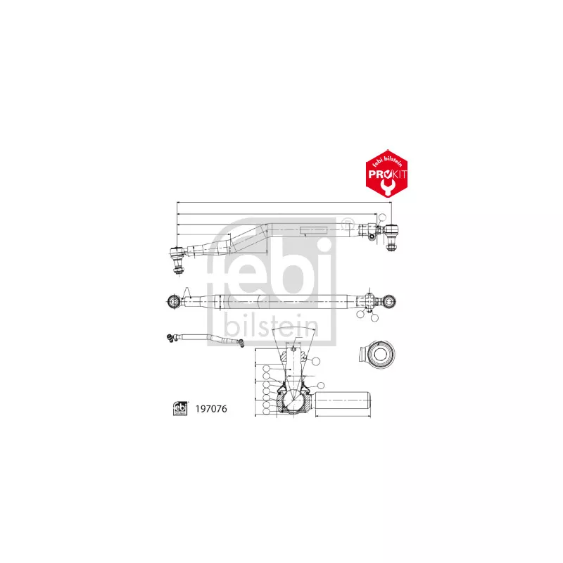 Barre de direction FEBI BILSTEIN 197266