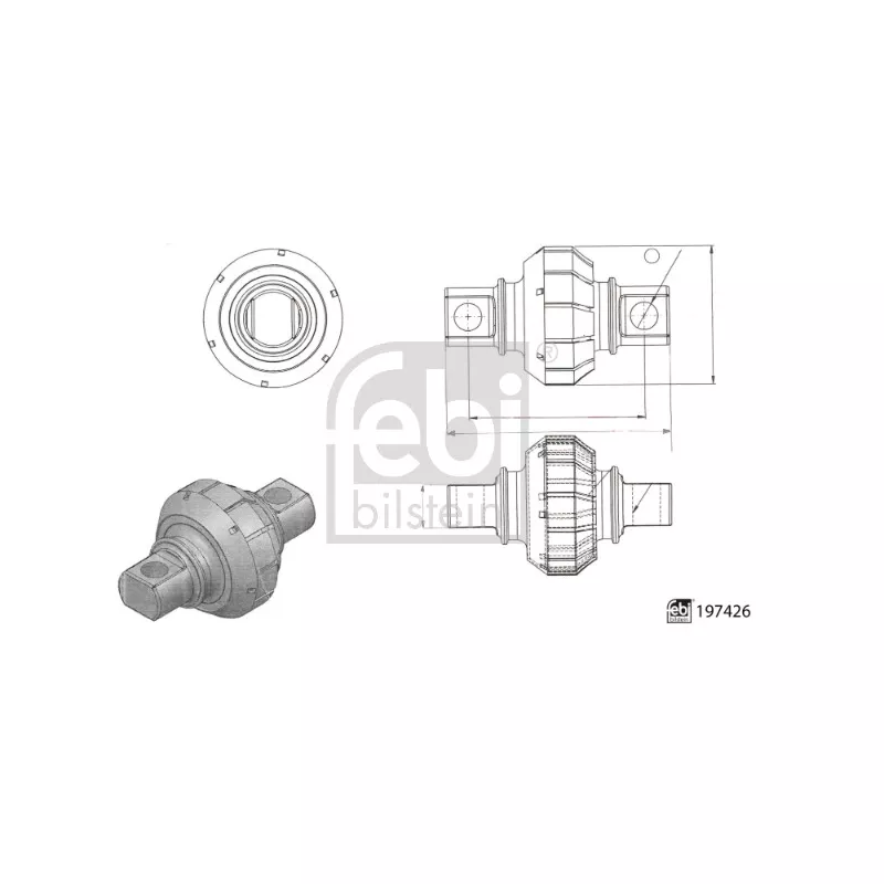 Kit de réparation, jambe de guidage FEBI BILSTEIN 197426