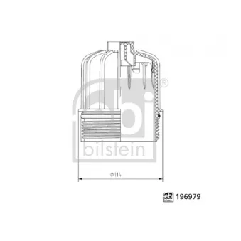 Couvercle, filtre à carburant FEBI BILSTEIN