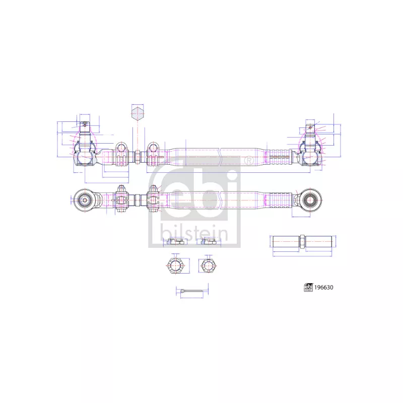 Barre de direction FEBI BILSTEIN 196630