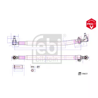 Barre de direction FEBI BILSTEIN