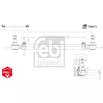Barre de direction FEBI BILSTEIN