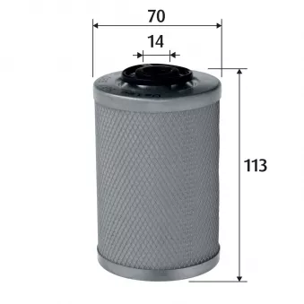Filtre à carburant VALEO 587920