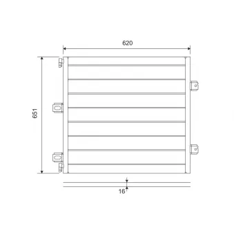 Condenseur, climatisation VALEO