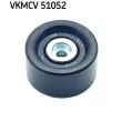 Poulie renvoi/transmission, courroie trapézoïdale à nervures SKF VKMCV 51052 - Visuel 1