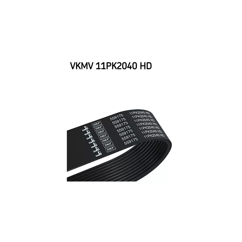 Courroie trapézoïdale à nervures SKF VKMV 11PK2040 HD