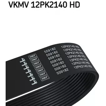 Courroie trapézoïdale à nervures SKF