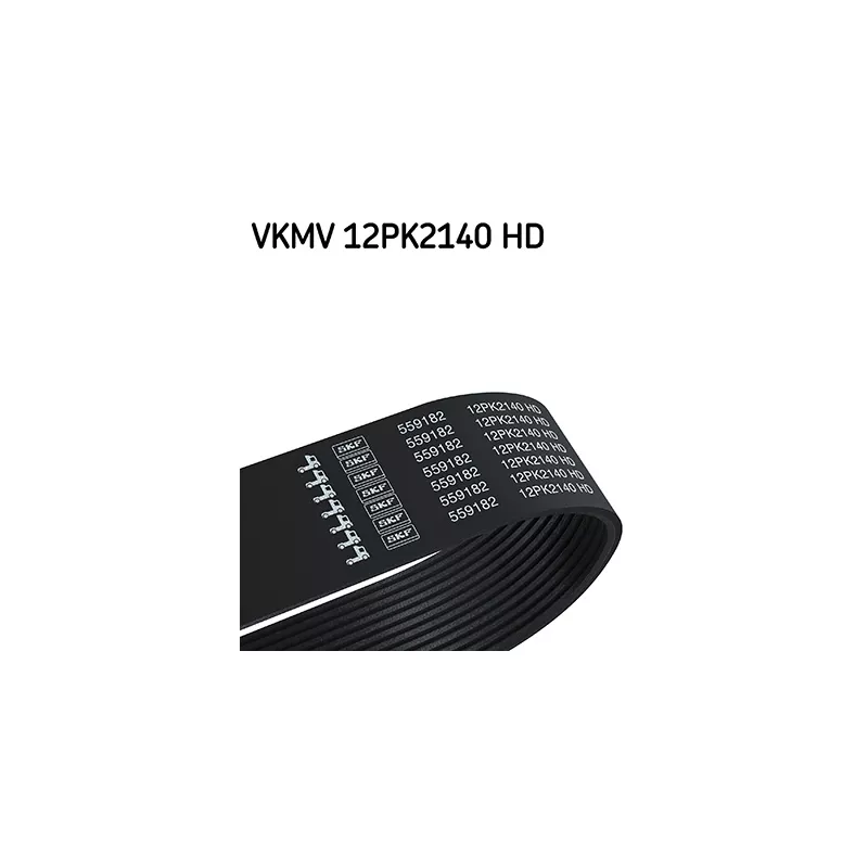 Courroie trapézoïdale à nervures SKF VKMV 12PK2140 HD