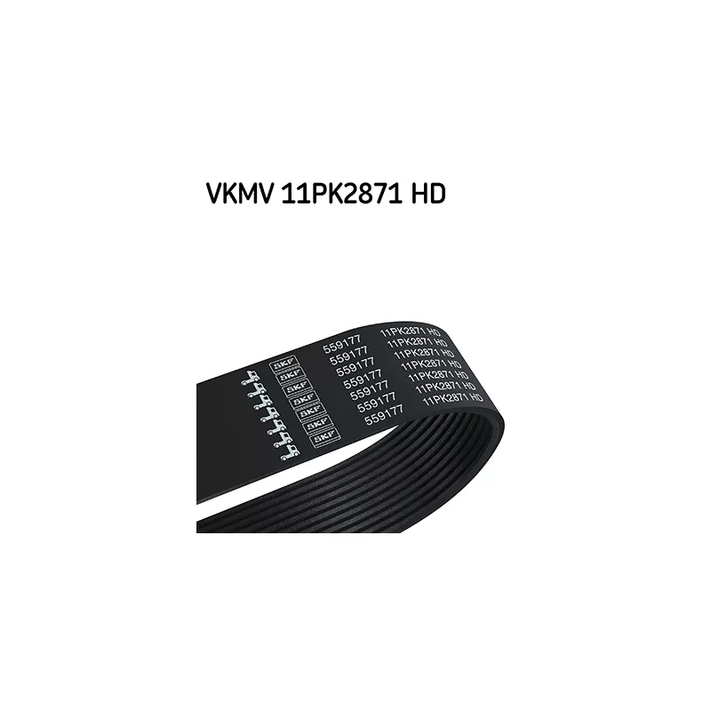 Courroie trapézoïdale à nervures SKF VKMV 11PK2871 HD