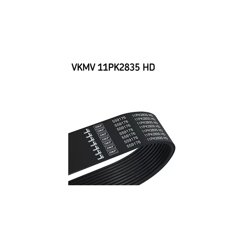 Courroie trapézoïdale à nervures SKF VKMV 11PK2835 HD