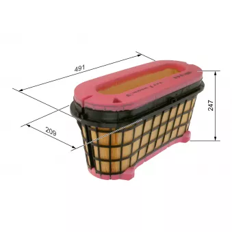 Filtre à air BOSCH F 026 400 683