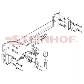 Dispositif d'attelage STEINHOF B-054