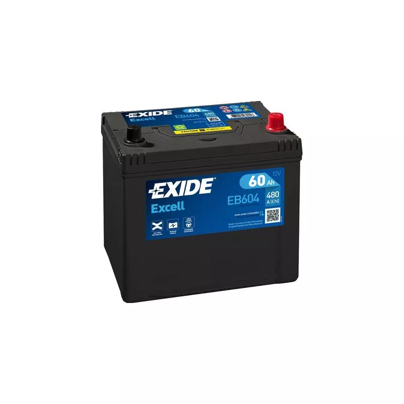 Batterie de démarrage EXIDE EB604