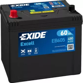 Batterie de démarrage EXIDE EB605