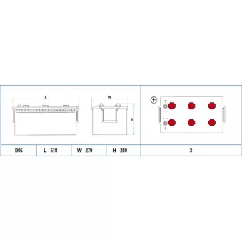 Batterie de démarrage EXIDE