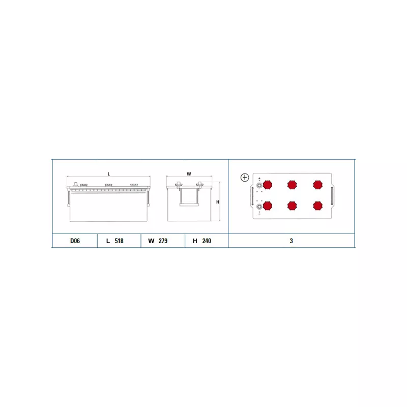Batterie de démarrage EXIDE EX2253