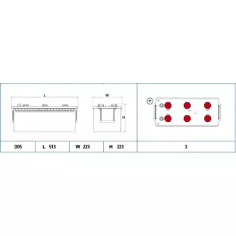 Batterie de démarrage EXIDE