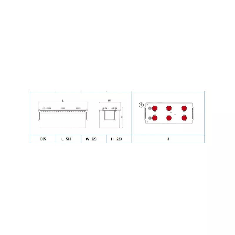 Batterie de démarrage EXIDE EX1803