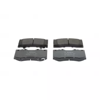Jeu de 4 plaquettes de frein avant BOSCH 0 986 494 693