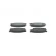 Jeu de 4 plaquettes de frein avant BOSCH 0 986 495 130 - Visuel 3