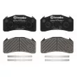 Jeu de 4 plaquettes de frein avant BREMBO P C7 009 - Visuel 2