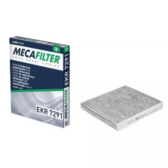 Filtre, air de l'habitacle MECAFILTER EKR7291