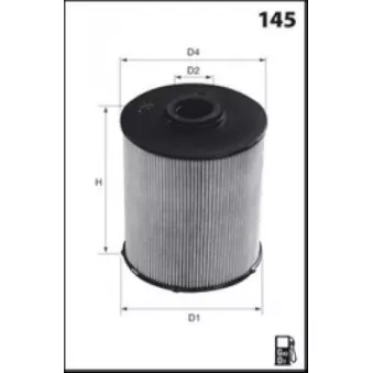 Filtre à carburant MECAFILTER