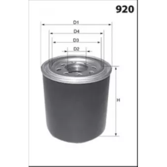 Cartouche de dessicateur, système d'air comprimé MECAFILTER