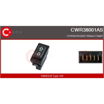 Interrupteur, lève-vitre CASCO CWR38001AS