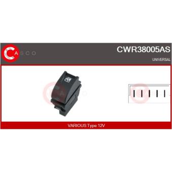 Interrupteur, lève-vitre CASCO CWR38005AS